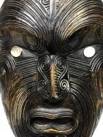 Репродукция маски маори этнологического музея Раутенштрауха-Йоста (Кёльн), Германия_5