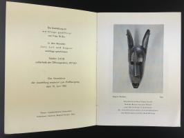 Брошюра «Ausstellung/Negerkunst/Sommer 1955/Galerie Alex Vomel»_1