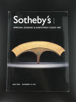 Каталог аукциона «Sotheby’s/African, Oceanic & Northwest Coast Art /New York/ November 16, 2001»