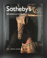Каталог аукциона «Sotheby’s/Art Africain et Océanien/Paris/Vendredi 5 décembre 2003»_0