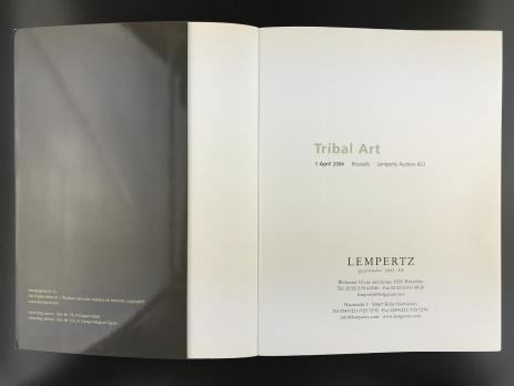 Каталог аукциона «Lampertz/Tribal Art Africa/Auction 853/Brussels 1 april 2004»