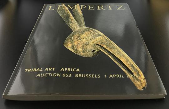 Каталог аукциона «Lampertz/Tribal Art Africa/Auction 853/Brussels 1 april 2004»
