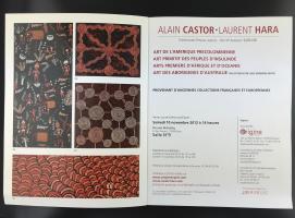 Каталог аукциона «Alain CASTOR - Laurent HARA/Samedi 10 november 2012 - Paris»_1