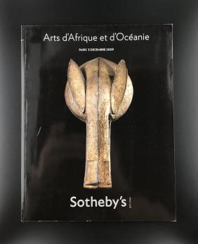 Каталог аукциона «Sotheby’s/Arts d'Afrique et d'Océanie/Paris/3 decembre 2009»