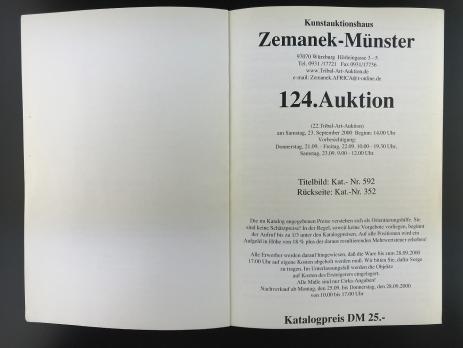Каталог аукциона «22. Auktion (124. Auktion)/Tribal-Art-Auktion/Zemanek-Münster Würzburg»
