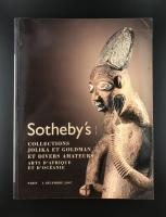 Каталог аукциона «Sotheby’s/Collections Jolika et Goldman et divers amateurs, arts d'Afrique et d'Océanie/Paris/mercredi 5 décembre 2007»_0