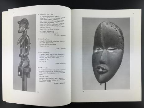 Каталог аукциона «Lampertz/Tribal art/Auction 688/3.4.1993/Brussels»