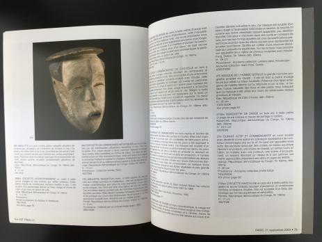 Каталог аукциона «Blanchet et associes/Art tribal IV/Drouot Richelieu – Salle 9/ Mardi 21 septembre 2004»