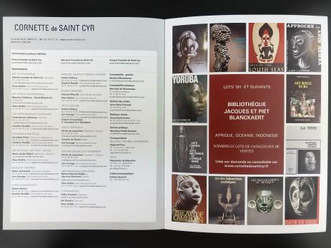 Каталог аукциона «Cornette de Saint Cyr/Art Tribal – Arts d'Asie - Documentation/24 mars 2017»